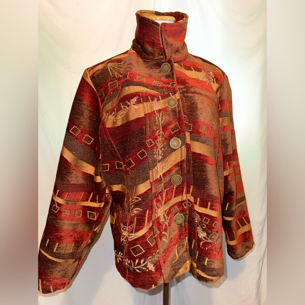 Stylish vintage jacket. Alex Ken clothing brand